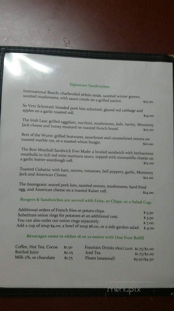 Savor-Eclectic Eats - Afton, WY menu_pic