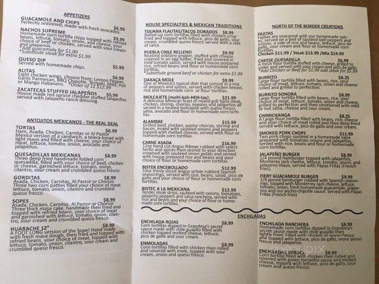 Senor Jalapeno - Avon Park, FL menu_pic