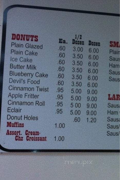 Katy Donuts - Katy, TX menu_pic