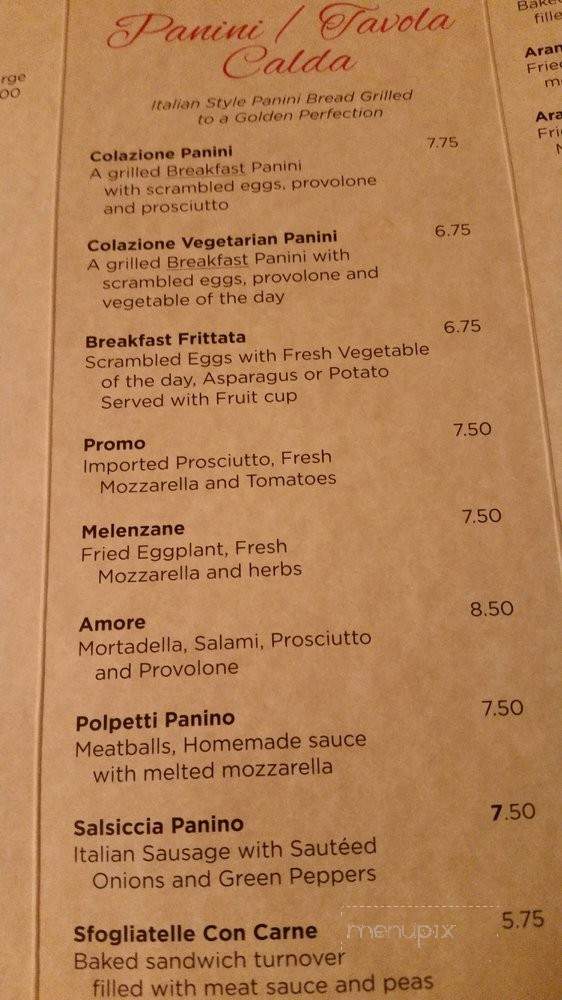 Cucina Di Rosa - Rockford, IL menu_pic