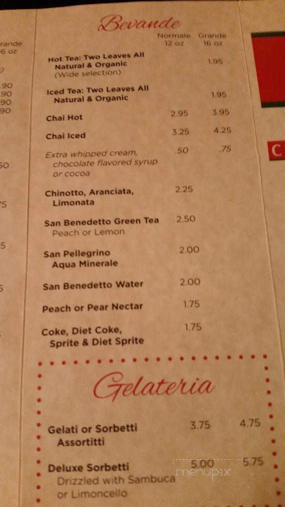 Cucina Di Rosa - Rockford, IL menu_pic