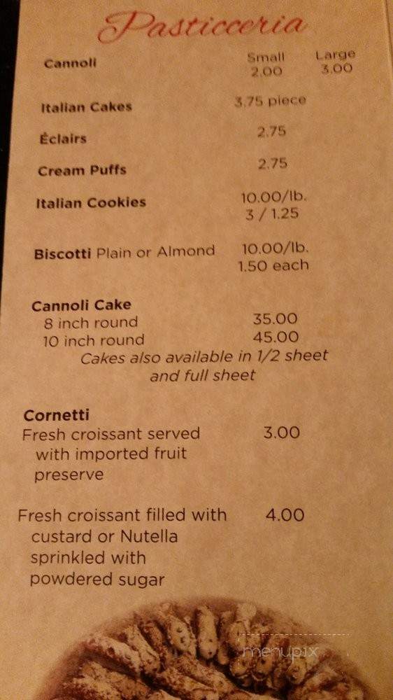 Cucina Di Rosa - Rockford, IL menu_pic