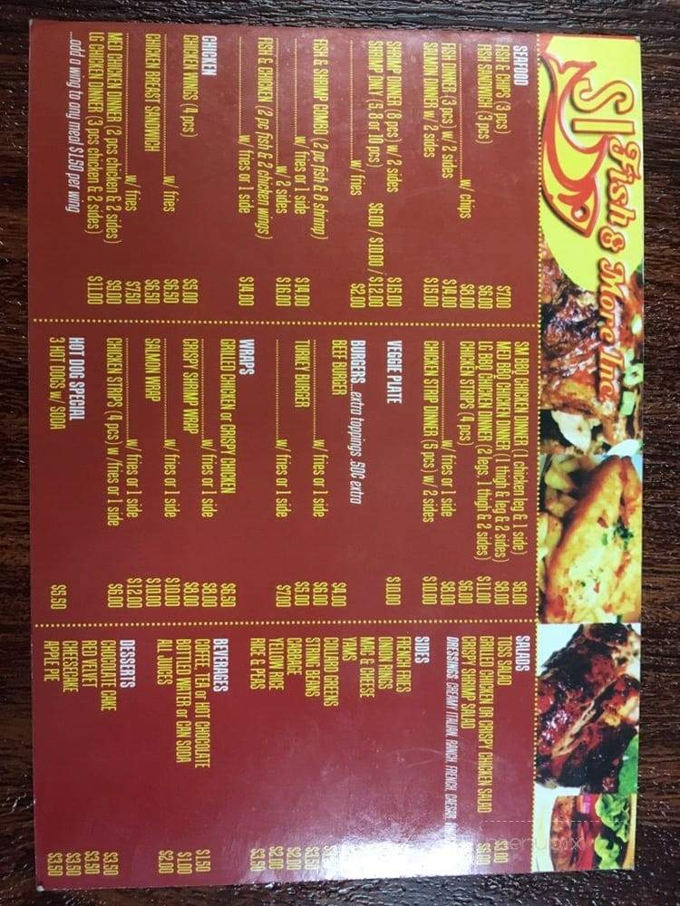 Si Fish & More - Staten Island, NY menu_pic