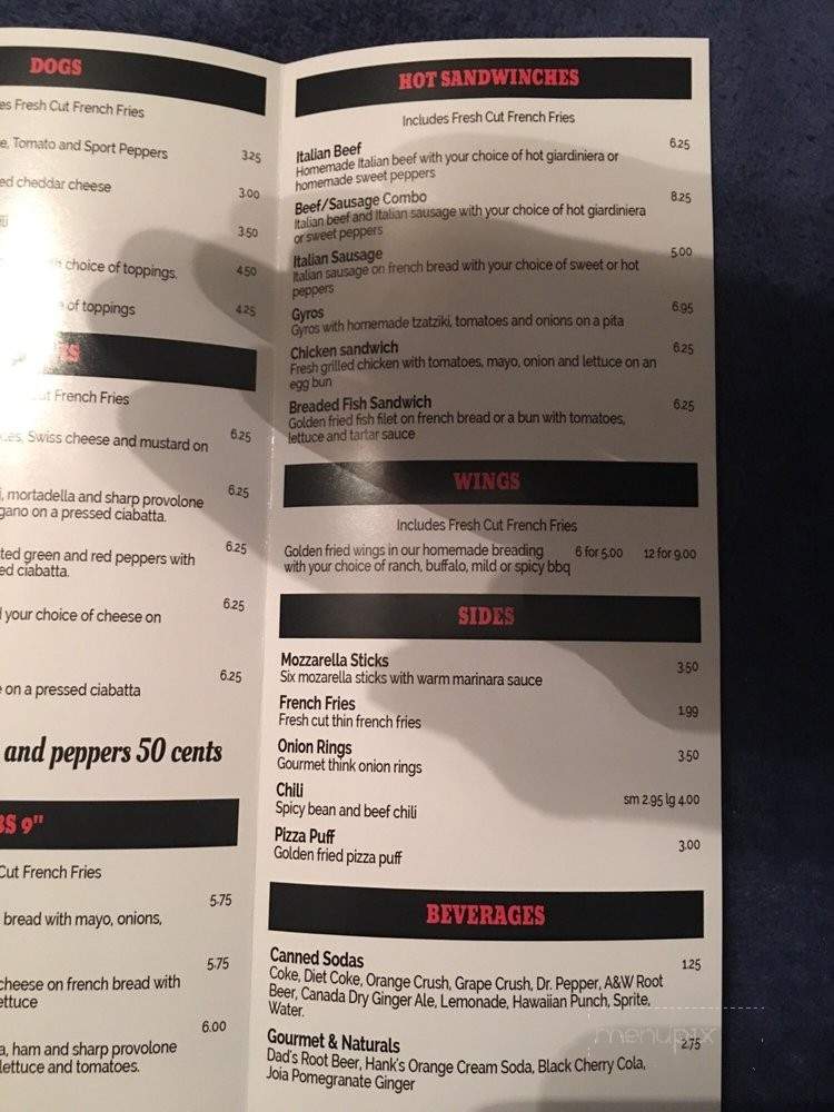 Gogo's - Chicago, IL menu_pic