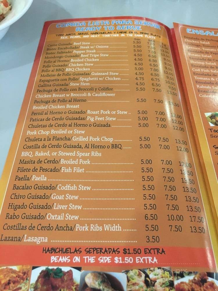 Las Primas Restaurant - Port Richmond, NY menu_pic