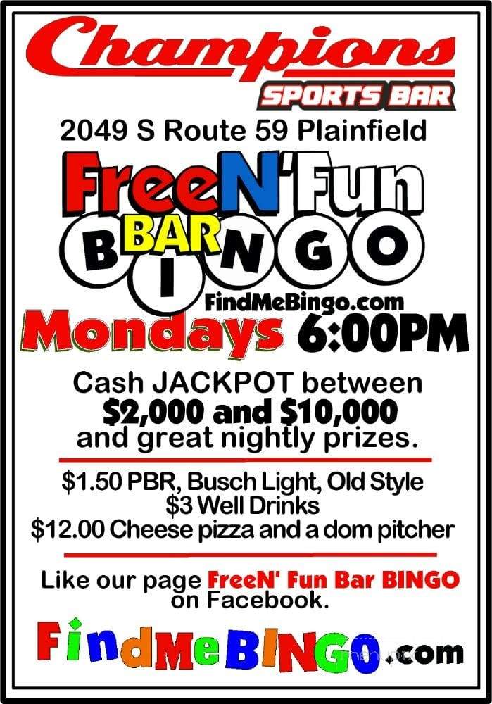 Champions Sports Bar - Plainfield, IL menu_pic