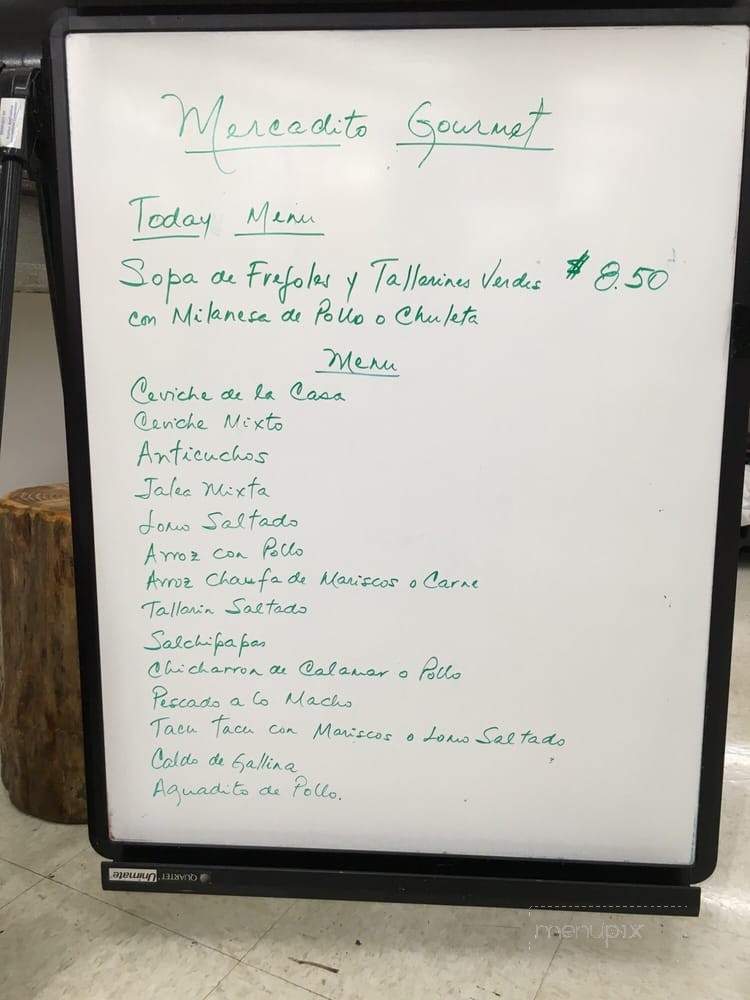 Mercadito Gourmet - Silver Spring, MD menu_pic