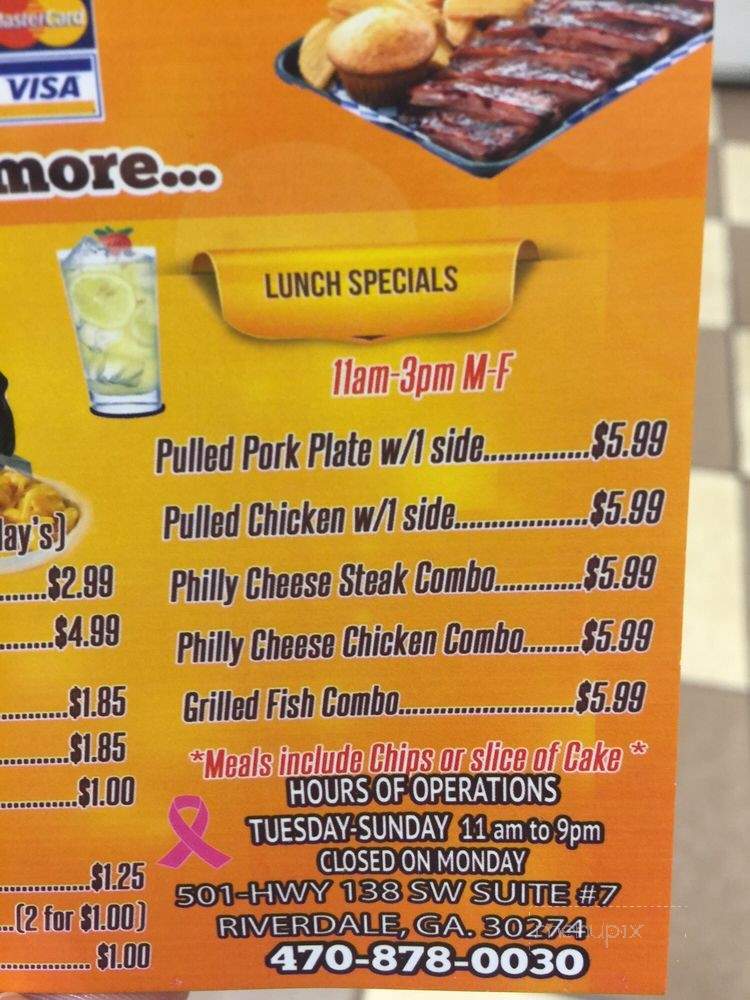 All About the Pies & More - Riverdale, GA menu_pic