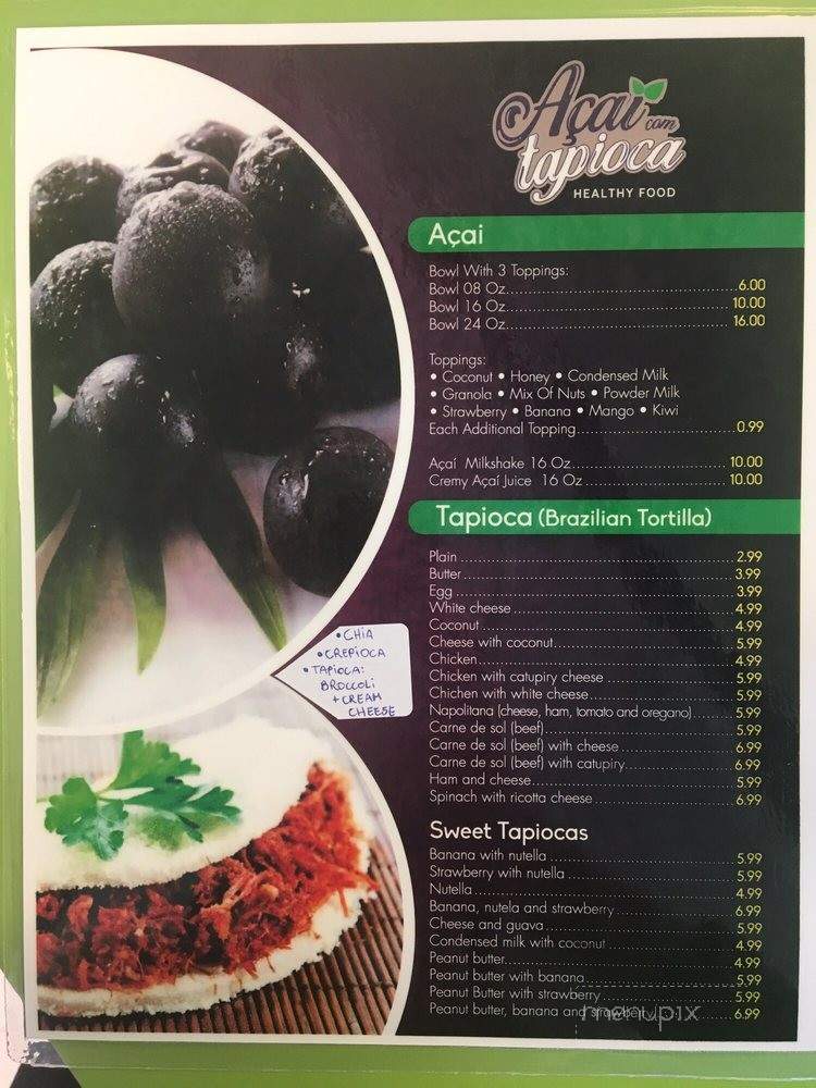 Acai Com Tapioca - Deerfield Beach, FL menu_pic