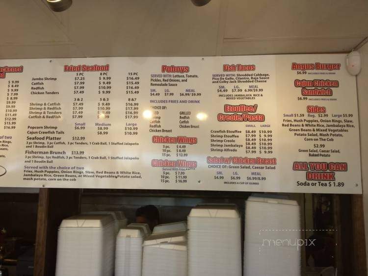 Louisiana Fish House - Houston, TX menu_pic