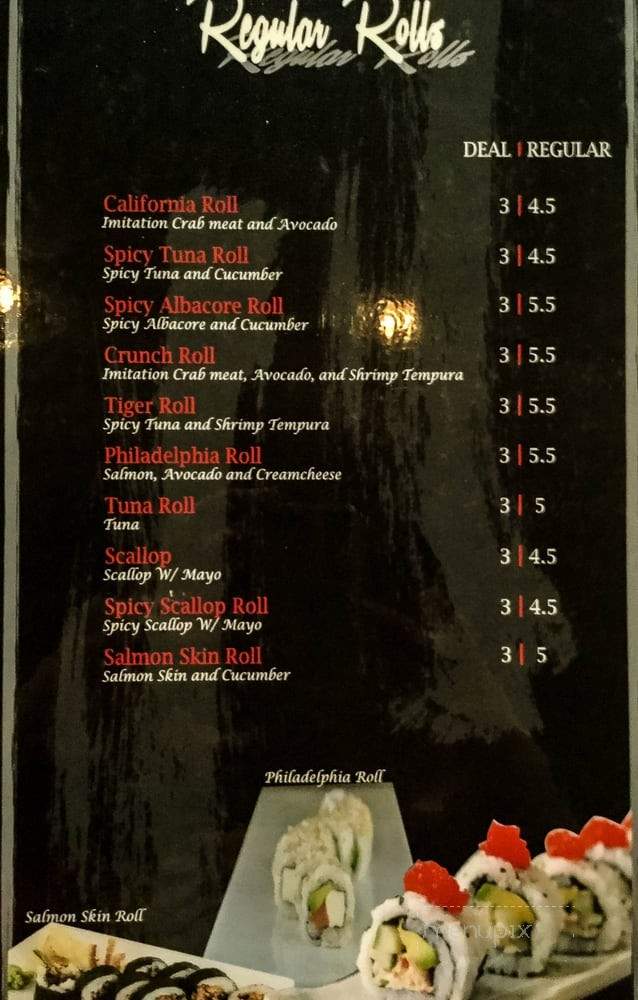 Arigatto Sushi - La Habra, CA menu_pic