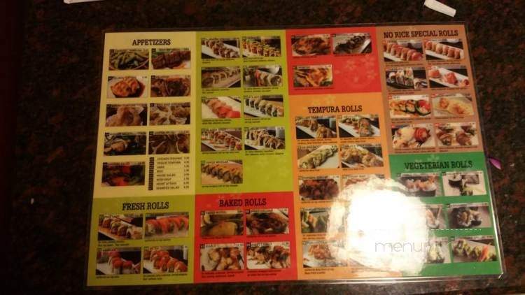 Meiga Sushi - La Habra, CA menu_pic