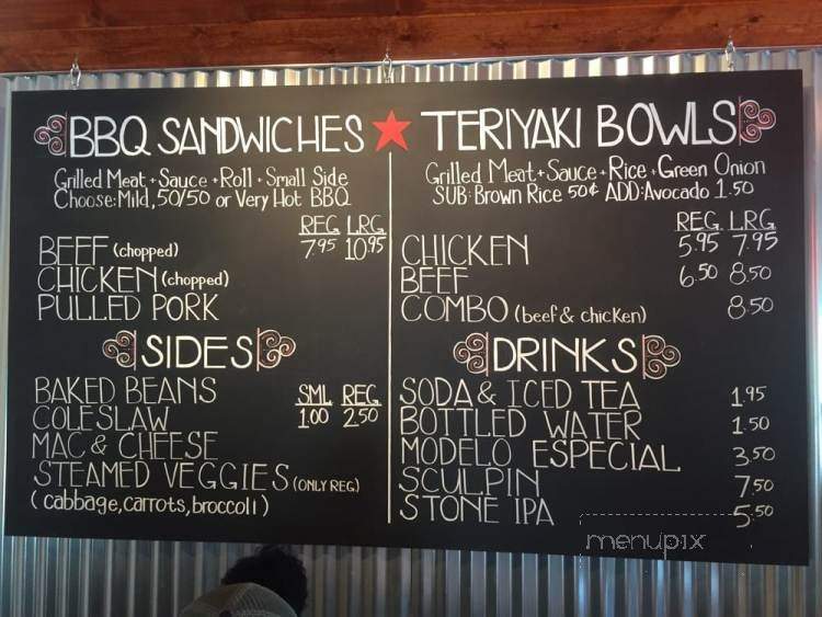 Ronin BBQ Teriyaki - Whittier, CA menu_pic