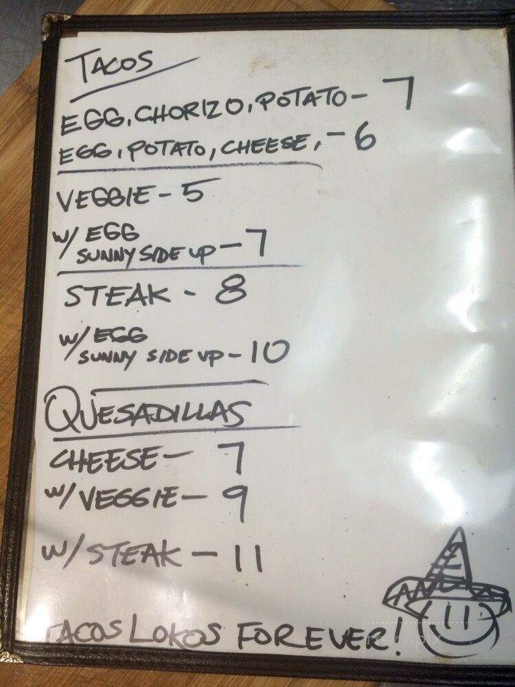 Tacos Lokos 4ever - Brooklyn, NY menu_pic