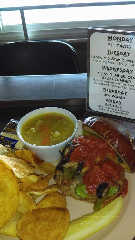 Hideaway Bar and Grill - Oconomowoc, WI menu_pic