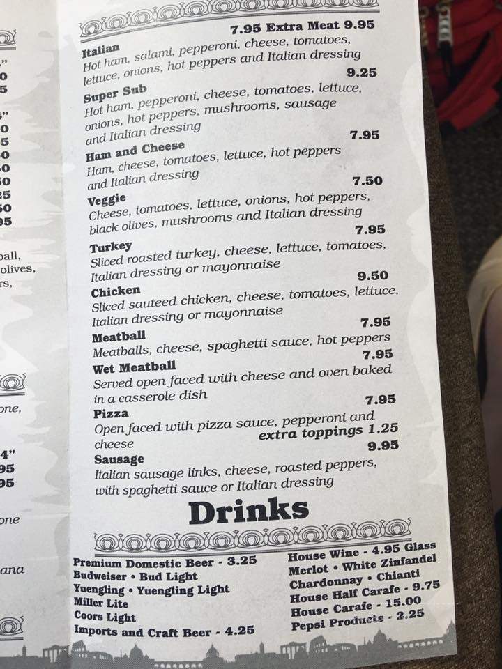 Minico's Italian Restaurant - Westerville, OH menu_pic