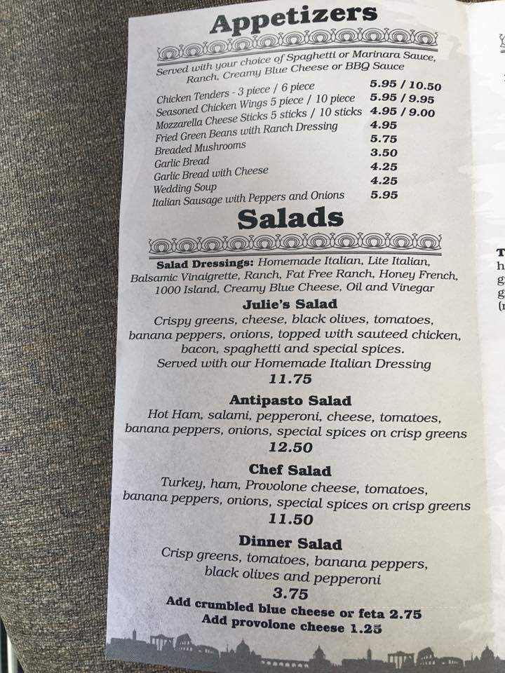Minico's Italian Restaurant - Westerville, OH menu_pic