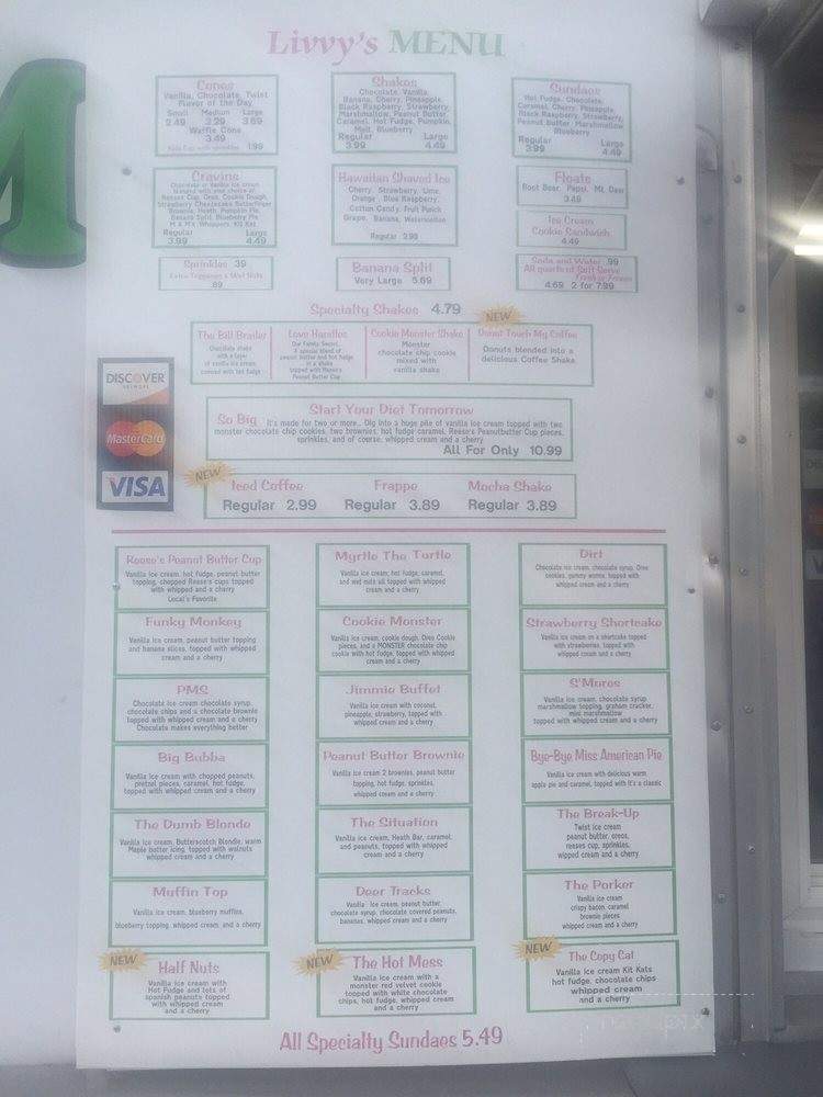 /28231337/Livvys-Menu-Cresaptown-MD - Cresaptown, MD