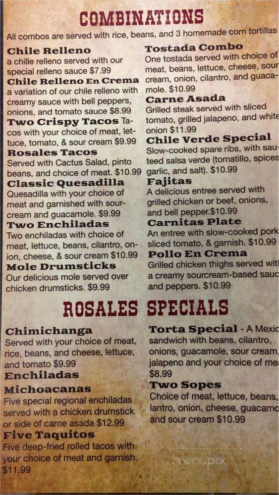 /28232023/Taqueria-Rosales-Menu-Eureka-CA - Eureka, CA