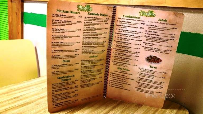 Margarita's Mexican Grill - Graceville, FL menu_pic