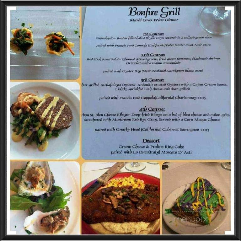 Bonfire Steakhouse - Houghton, MI menu_pic