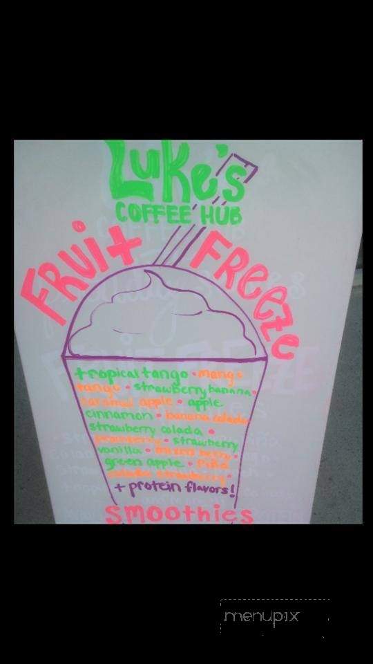 Luke's Coffee Hub - Grimes, IA menu_pic
