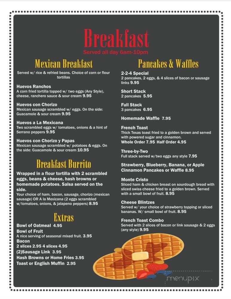 River Delta Diner - Isleton, CA menu_pic