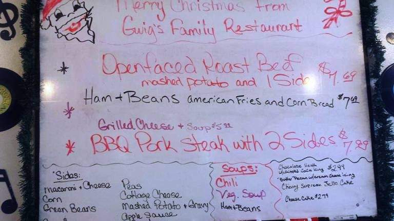 Gwig's Family Restaurant - East Alton, IL menu_pic