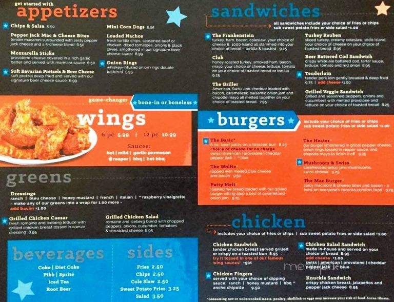Darling's Dine and Draft - Peoria Heights, IL menu_pic