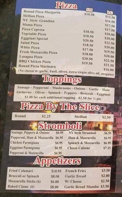 Mambo Italiano Pizza & Italian Cuisine - Lake Worth, FL menu_pic