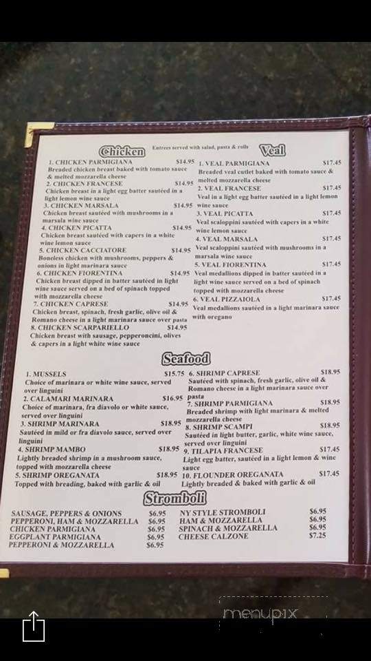 Mambo Italiano Pizza & Italian Cuisine - Lake Worth, FL menu_pic