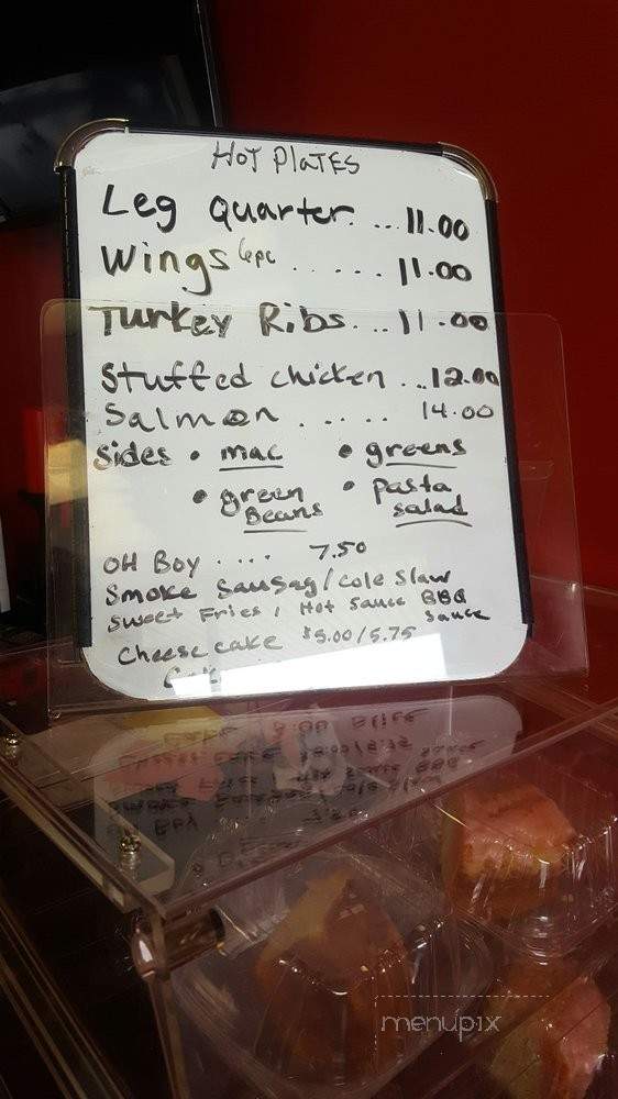 Shirley's Kitchen - Columbus, OH menu_pic