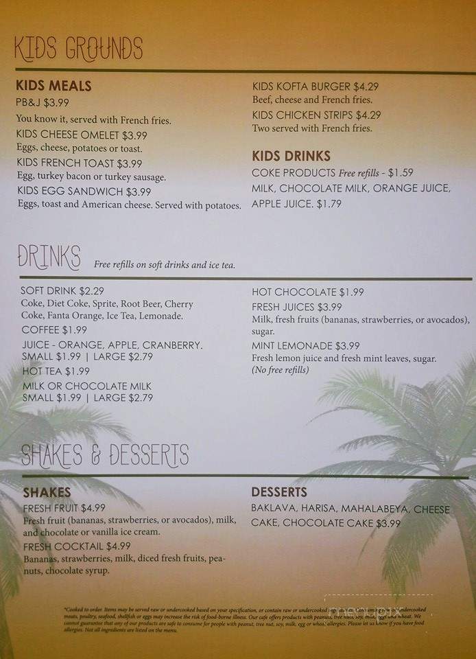 Bethlehem Cafe - Blue Springs, MO menu_pic