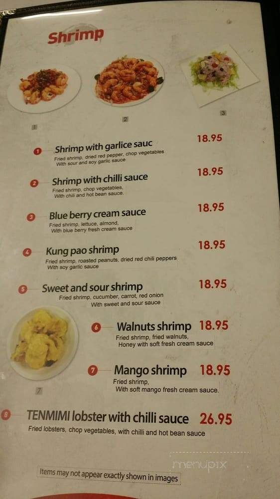 Tenmimi - Glendale, CA menu_pic