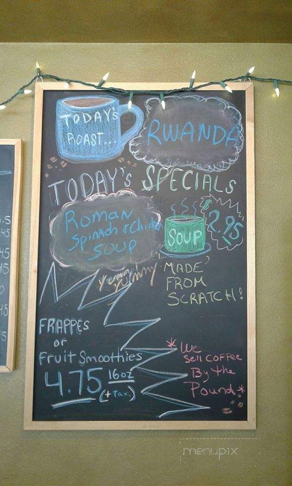 Periwinkle's Coffee & Tea Shoppe - Rothschild, WI menu_pic
