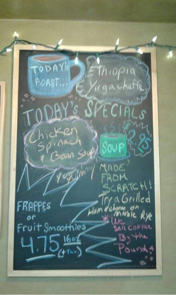 Periwinkle's Coffee & Tea Shoppe - Rothschild, WI menu_pic