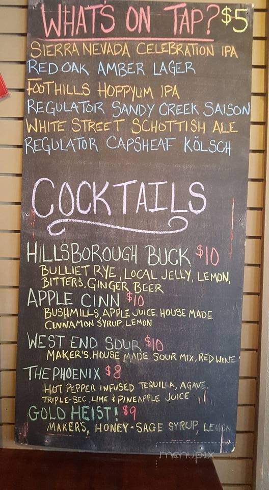 Nash Street Tavern - Hillsborough, NC menu_pic