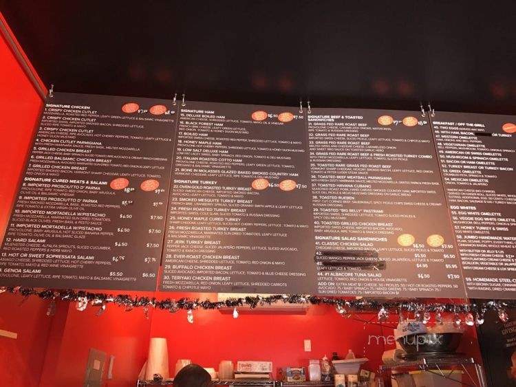 Big Belly Deli - Brooklyn, NY menu_pic