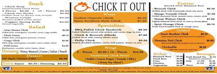 /28261283/Chick-It-Out-Orangeburg-SC - Orangeburg, SC