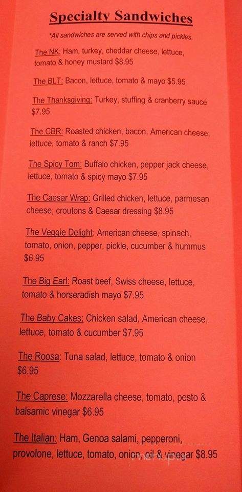 Something Brewing - North Kingstown, RI menu_pic