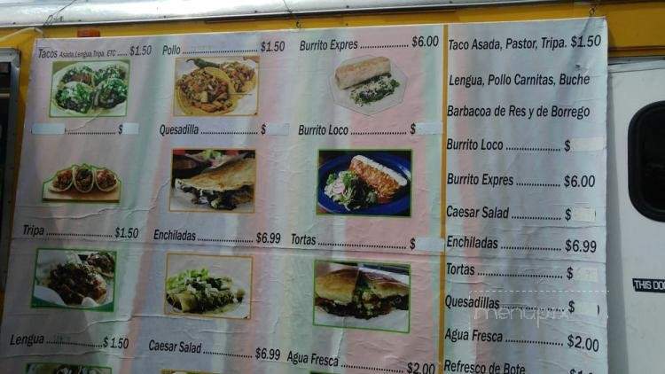 El Taco Loco - Everett, WA menu_pic