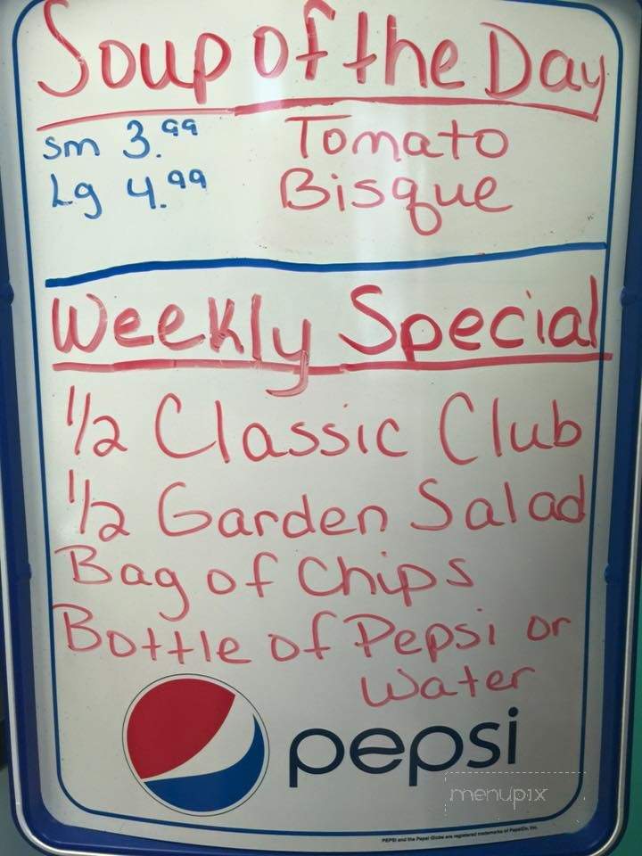 Ruth's Cupcakes & Luncheonette - Ashland, KY menu_pic