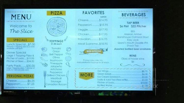 The Slice - Paso Robles, CA menu_pic