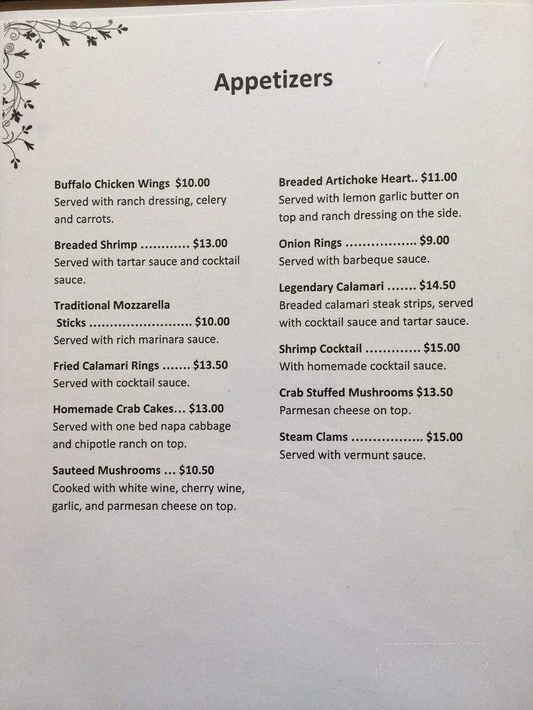 Spring Seafood Bar & Grill - Paso Robles, CA menu_pic