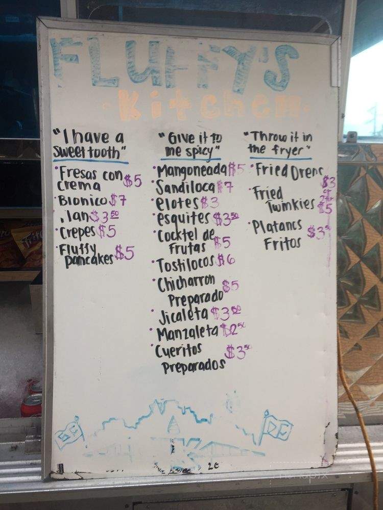 Fluffy's Kitchen - San Bruno, CA menu_pic