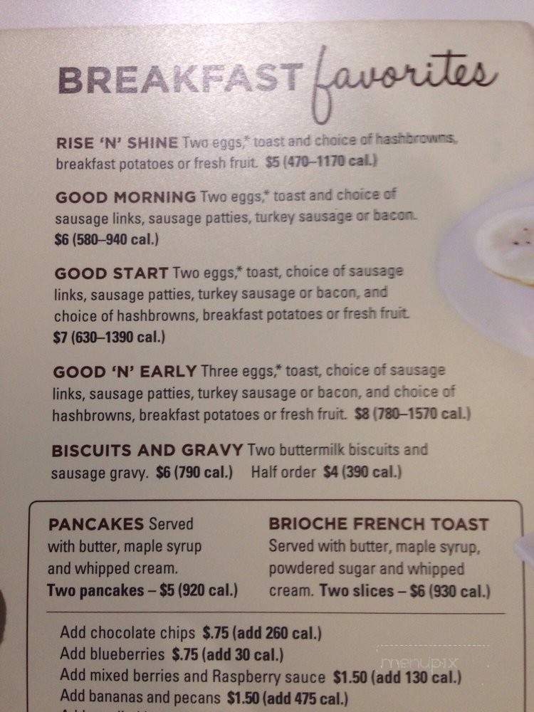 Hy-Vee Market Grille - Kansas City, MO menu_pic