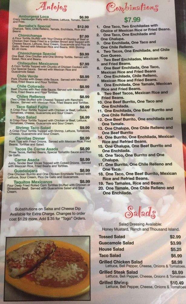 El As De Oros - Plainville, KS menu_pic