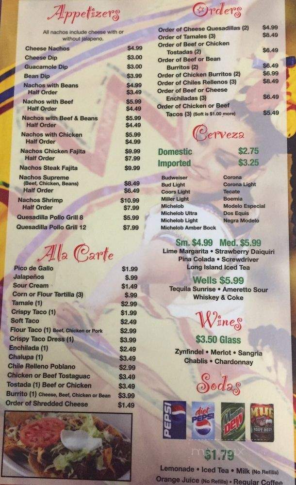 El As De Oros - Plainville, KS menu_pic