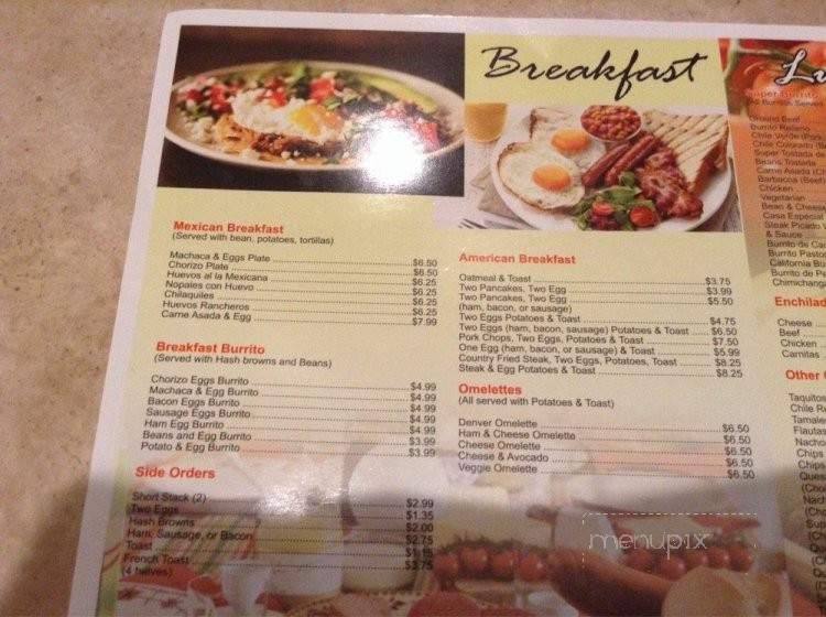 FG Restaurant - Fontana, CA menu_pic