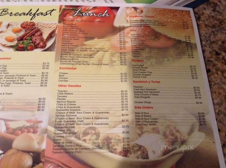 FG Restaurant - Fontana, CA menu_pic